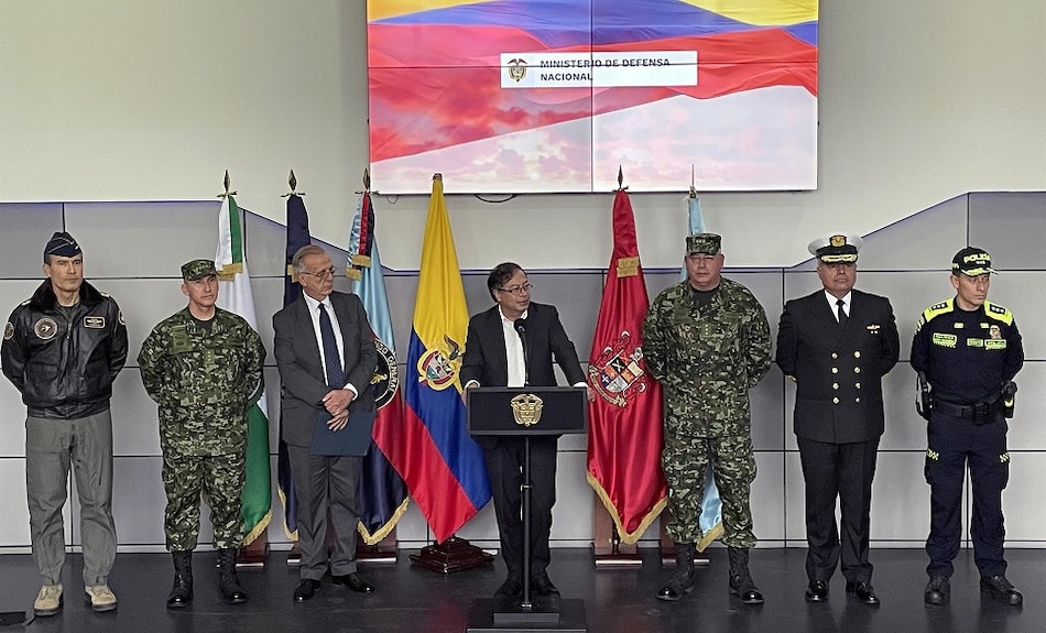 Petro nombra a nueva cúpula de las Fuerzas Militares y de Policía de Colombia