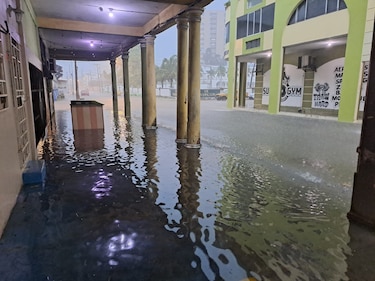 El Casco Antiguo de la ciudad de Colón, bajo el agua