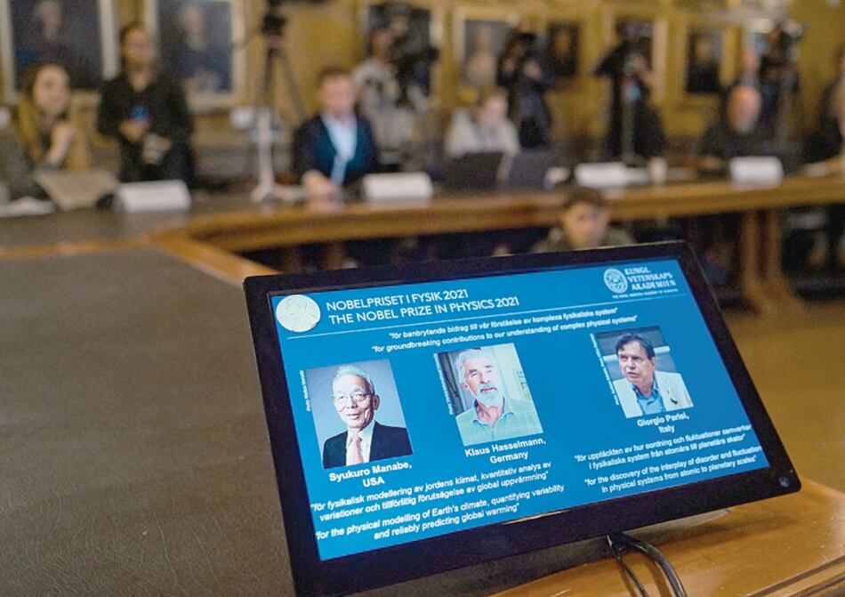 Dos expertos en clima y un teórico ganan Nobel de Física