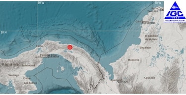 Tres sismos, entre 3.7 y 5.1 grados, se han registrado en Panamá en los últimos 5 días