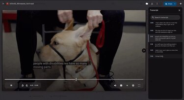 Google Drive agrega una función de transcripción automática para vídeos