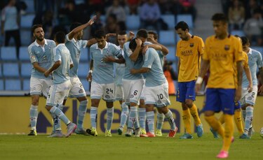 Celta golea 4-1 al Barcelona