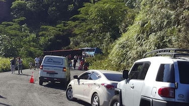 Varios heridos por accidente en la carretera Chiriquí-Bocas