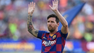 Messi se reincorpora al entrenamiento colectivo del Barça