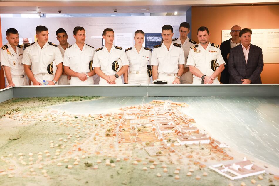 La Princesa de Asturias visita Panamá Viejo durante su travesía en el Juan Sebastián de Elcano