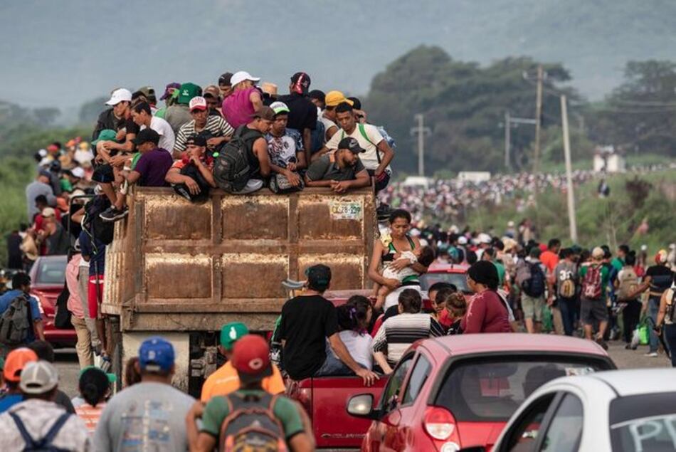 Caravana de migrantes descansa pero seguirá adelante