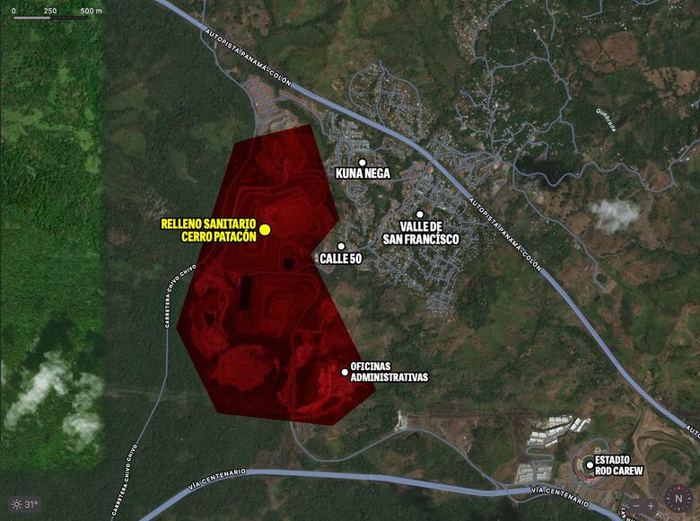 Riesgos ambientales y sociales aumentan en comunidades cercanas a cerro Patacón