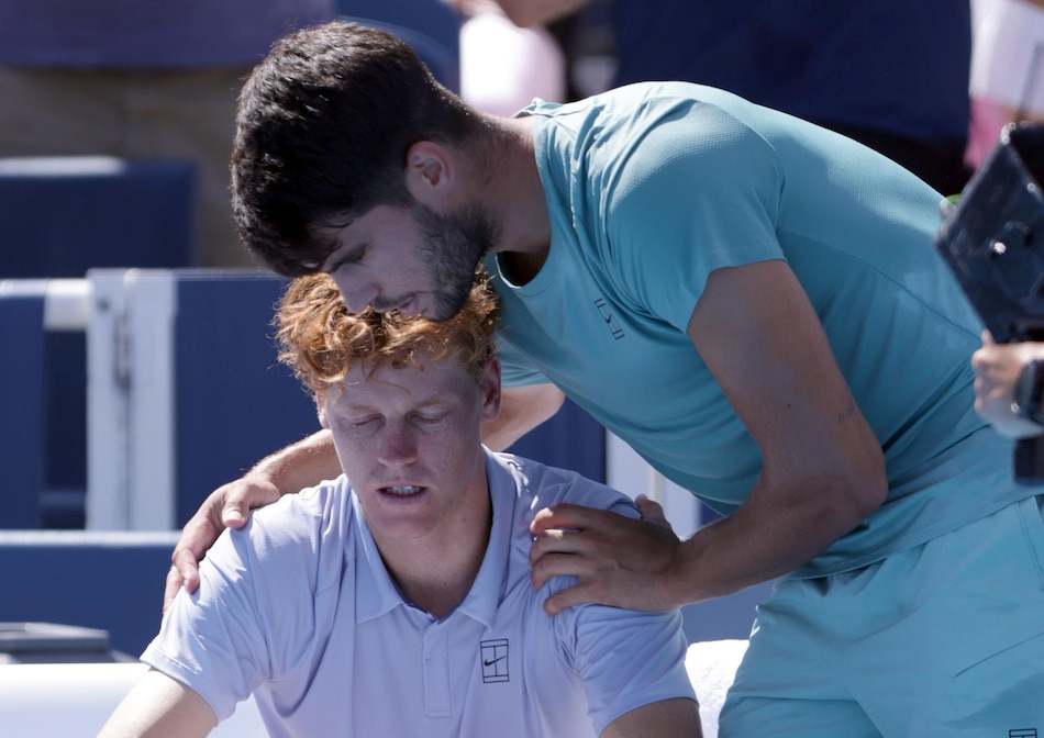 Sinner se retira del dobles mixto tras su abandono en la final de Cincinnati