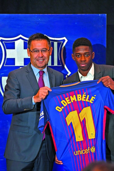 Dembelé no quiere que lo comparen