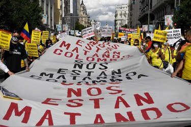 Protestas contra Duque se atizan por abusos policiales en el suroeste de Colombia