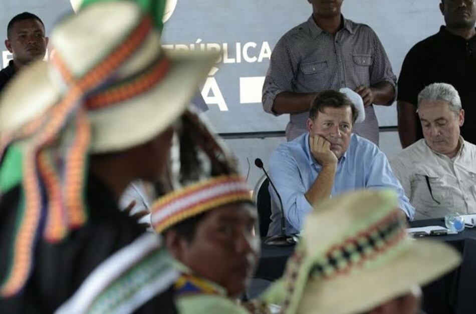 Culmina diálogo entre Varela e indígenas que se oponen al proyecto Barro Blanco