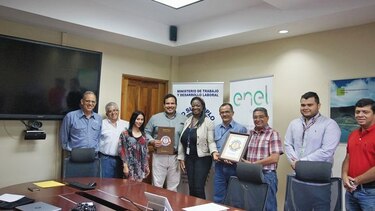 Mitradel reconoce prácticas laborales de Enel Grenn Power