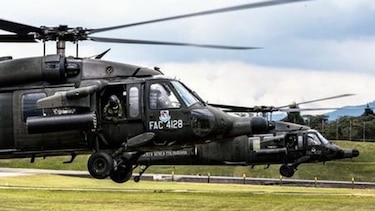 Accidente de helicóptero militar dejó cuatro muertos en Colombia