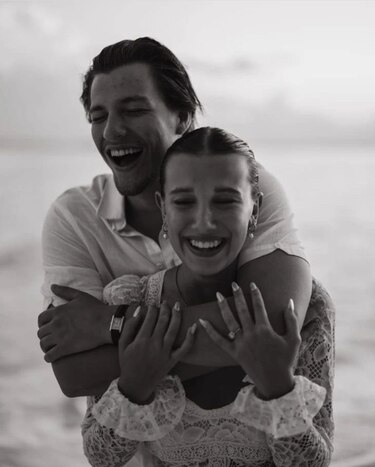 La actriz Millie Bobby Brown se casó con el hijo de Jon Bon Jovi en una ceremonia privada