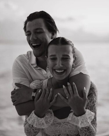 La actriz Millie Bobby Brown se casó con el hijo de Jon Bon Jovi en una ceremonia privada