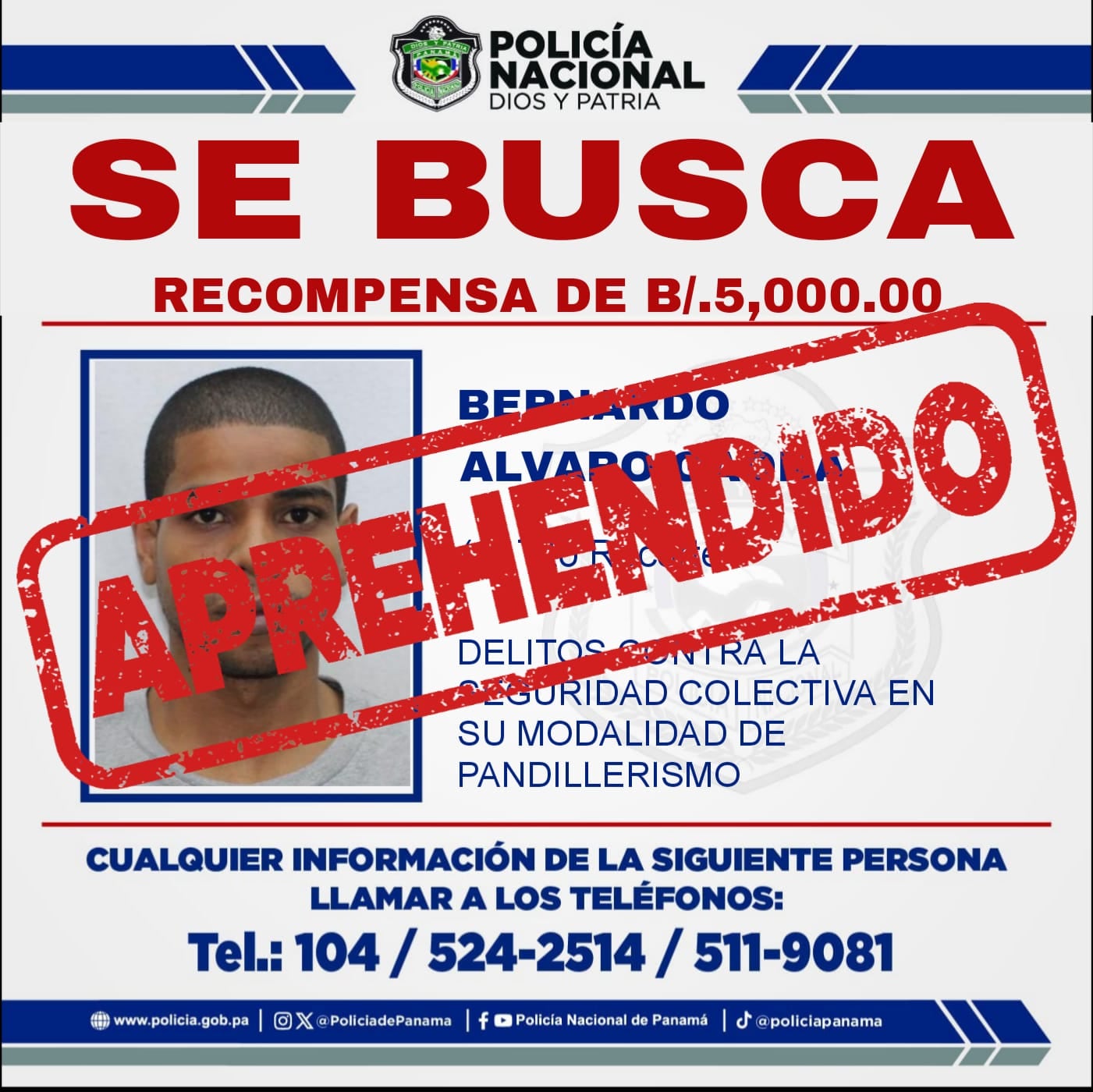 Bernardo Alvarado Gaona, alias “Tito Recorte”, presunto cabecilla de la pandilla autodenominada Sinaola,