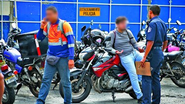 Retención masiva de motos, sin resultados