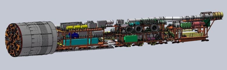 Construcción subterránea de la Línea 3: tres métodos constructivos en marcha simultáneamente