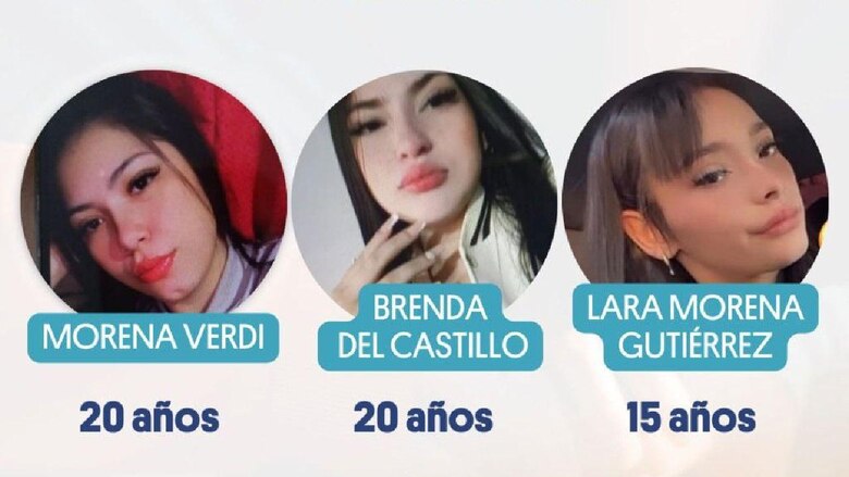 Quiénes eran Brenda, Morena y Lara, las víctimas del triple crimen en Argentina