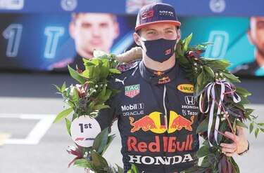 Max Verstappen largará primero hoy  domingo en  el Premio de Gran Bretaña