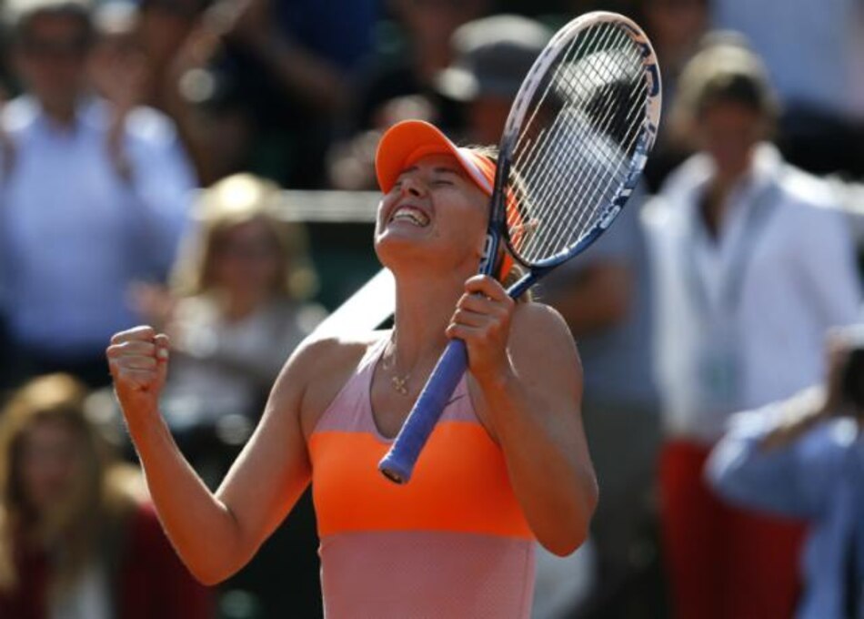 Sharapova, otra vez en la final del Roland Garros
