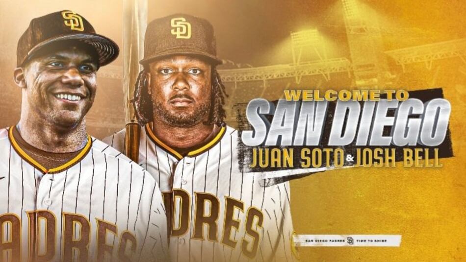 Los Padres presentan al dominicano Juan Soto y al estadounidense Josh Bell