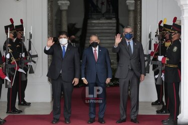 Inmigrantes, Nicaragua y el desarrollo económico temas analizados en la reunión de Cortizo, Alvarado y Abinader