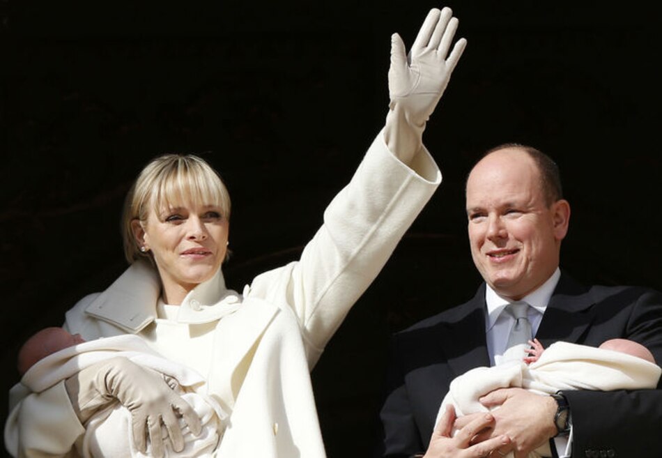 Los príncipes de Mónaco bautizarán a sus gemelos el 10 de mayo