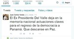 Gobierno y sociedad civil lamentan la muerte del expresidente Eric Arturo Delvalle