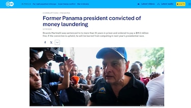 Así titularon los medios internacionales la condena de Ricardo Martinelli