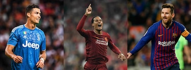 Cristiano Ronaldo, Van Dijk y Messi  aspiran al premio de mejor jugador de Europa