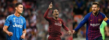 Cristiano Ronaldo, Van Dijk y Messi aspiran al premio de mejor jugador de Europa