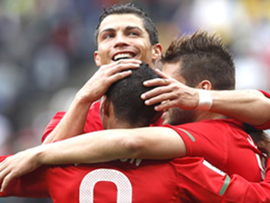 Portugal vence a Corea del Norte con una lluvia de goles