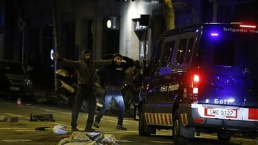 Protestas en Cataluña tras el arresto del expresidente Puigdemont en Alemania