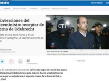 Fiscalía sigue la ruta de los pagos que hizo Odebrecht en Colombia