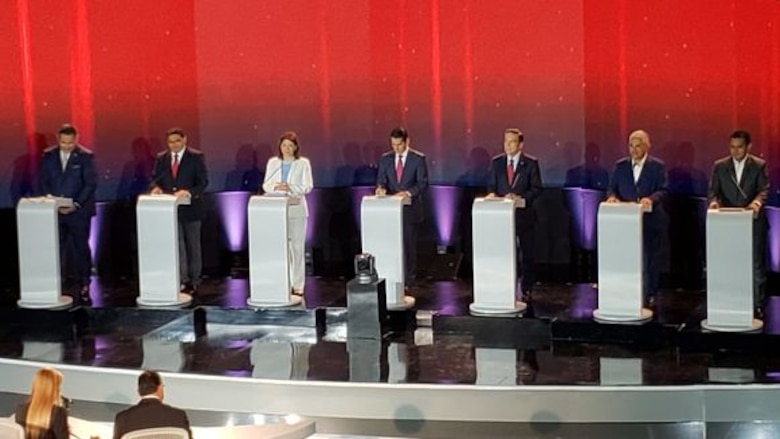 Minuto a minuto: así fue el primer debate de los 7 candidatos presidenciales