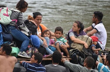 UNICEF pide proteger a los niños migrantes de la caravana hondureña