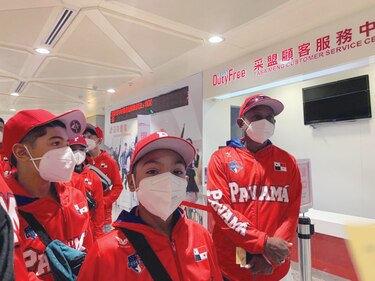 Selección Sub-12 de béisbol inició sus días de cuarentena tras arribar a Taiwán