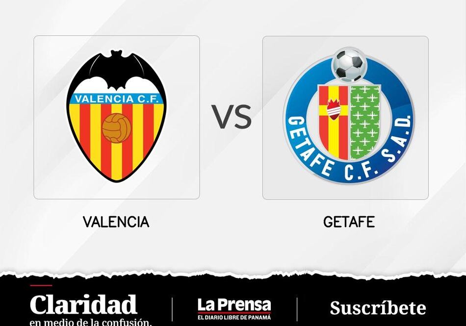 Valencia, anotación pobre y encuentro ante Getafe