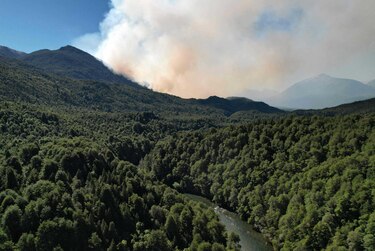 Incendios forestales activos en cinco provincias argentinas