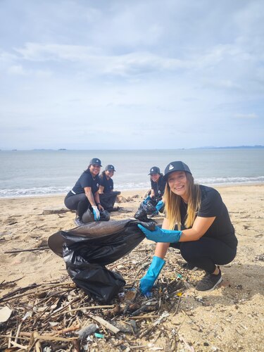 Stward Corporation y la Red de Jóvenes por el Agua Capítulo Panamá, realizaron la jornada de Limpieza de Playas en Veracruz
