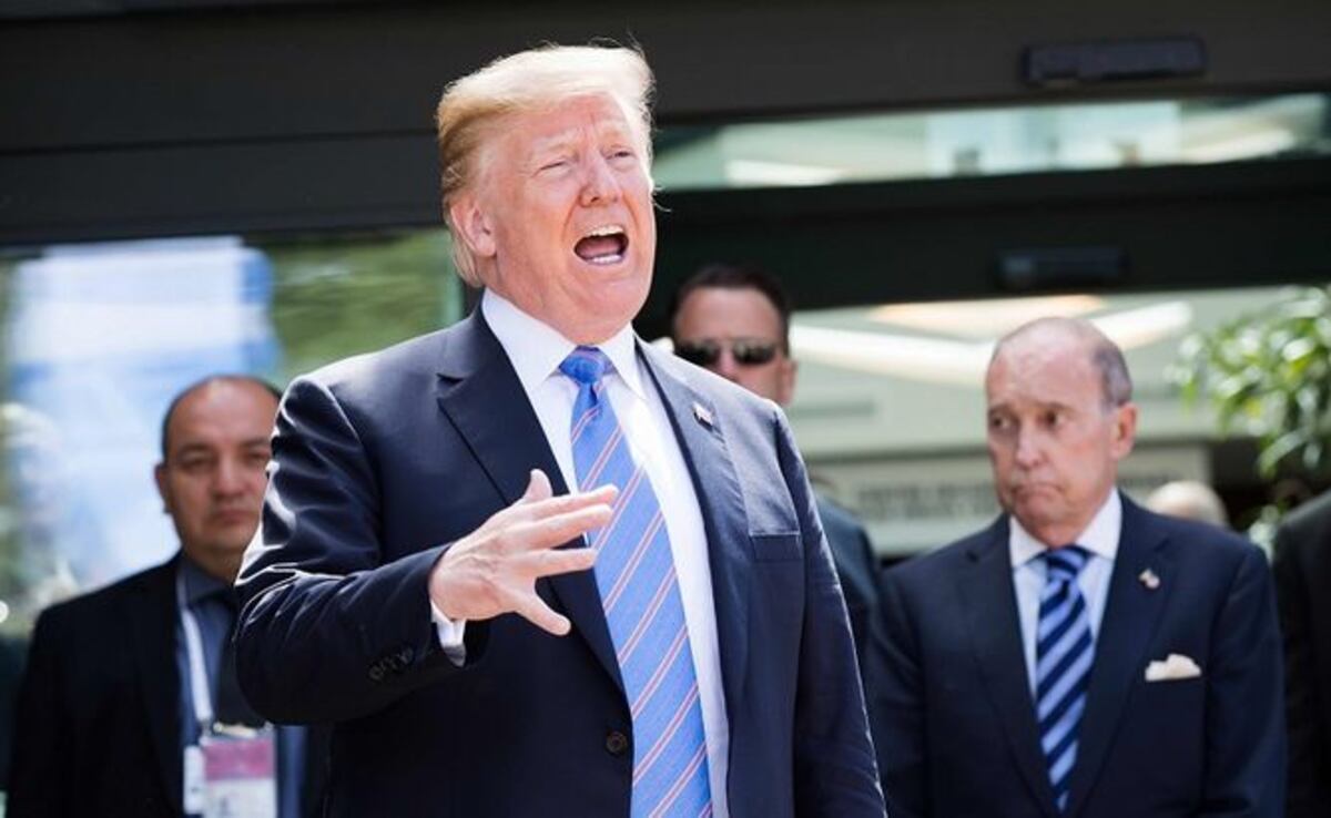 Trump alegó que Estados Unidos se sintió obligado a imponer aranceles al acero y al aluminio al af