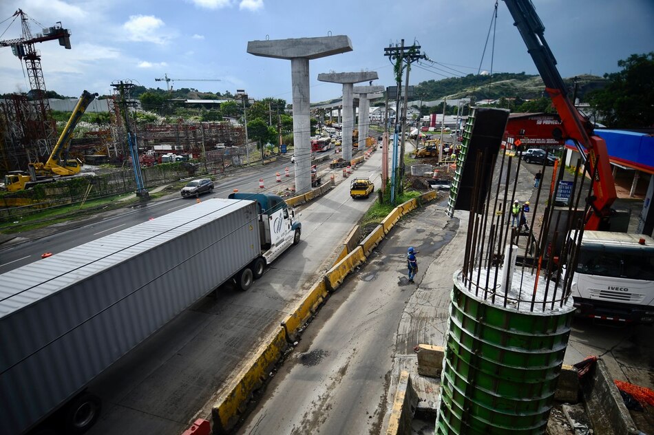 Un 28% de avance tiene la extensión de la línea 1 del Metro de Panamá