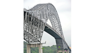 Extienden trabajos en el puente de las Américas