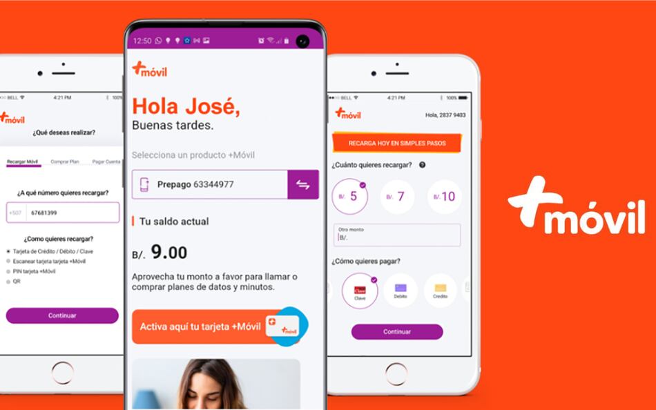 Ahora podrás comprar, recargar o pagar tus servicios de +Móvil con tu tarjeta clave a través de Mi Más App y Pago Express.