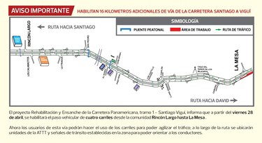 Desde este viernes habilitan 16 kilómetros de la nueva vía Santiago-Viguí