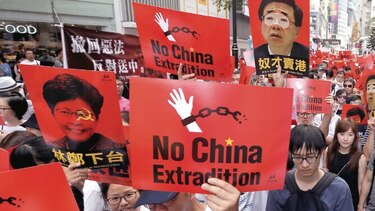 Marcha en Hong Kong contra las extradiciones