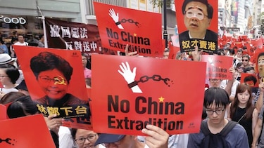 Marcha en Hong Kong contra las extradiciones