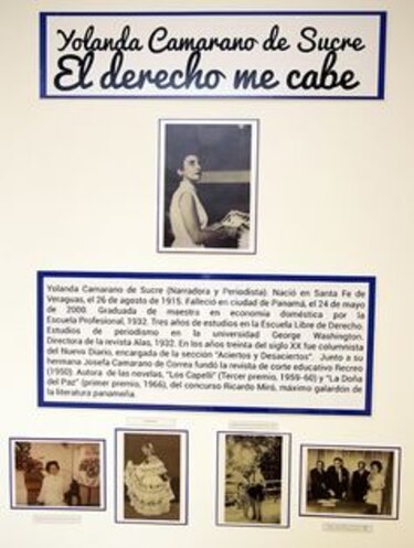 Exposición por el centenario del natalicio de la escritora Yolanda Camarano de Sucre