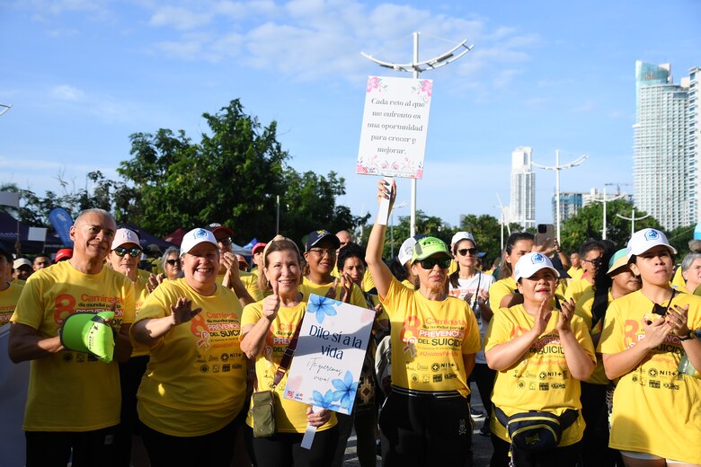 Día Mundial para la prevención contra el suicidio, realizan caminata en la ciudad capital